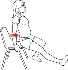 seated hamstring stretch
