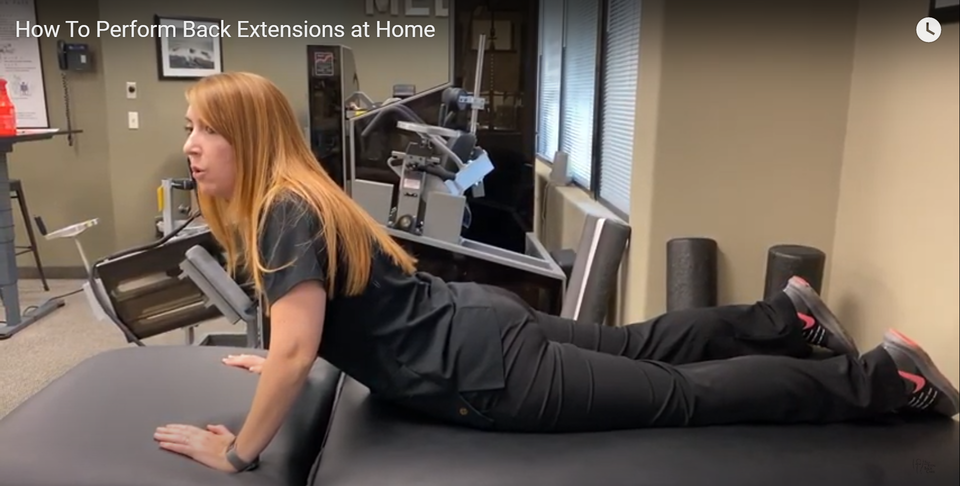 back extension exercise