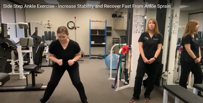 Side Step Exercise : Ankle Pain Series